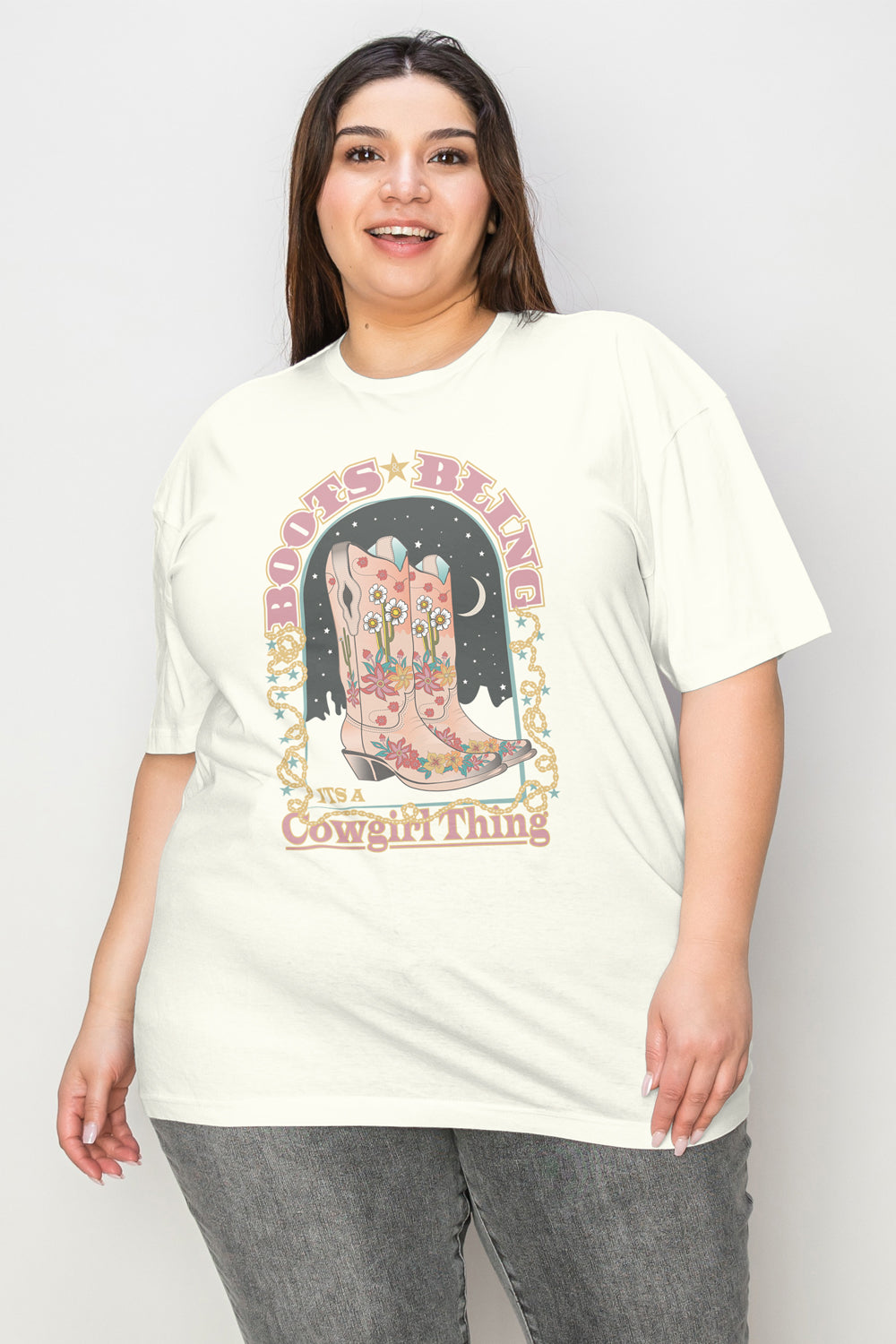 Simply Love Vintage Western Cowgirls Graphic T-Shirt