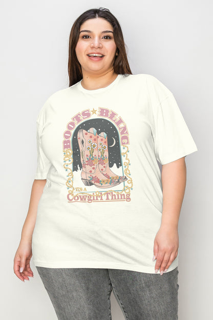 Simply Love Vintage Western Cowgirls Graphic T-Shirt