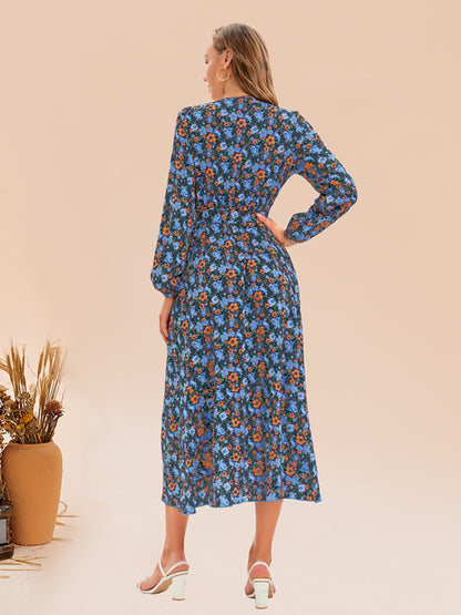 Floral Long Sleeve Dress