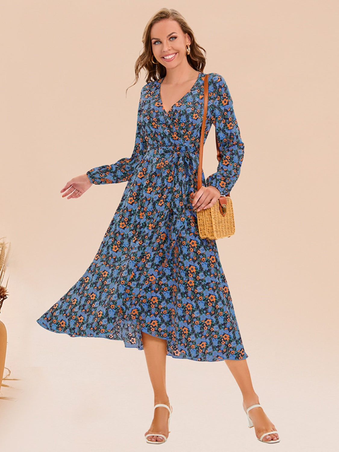 Floral Long Sleeve Dress