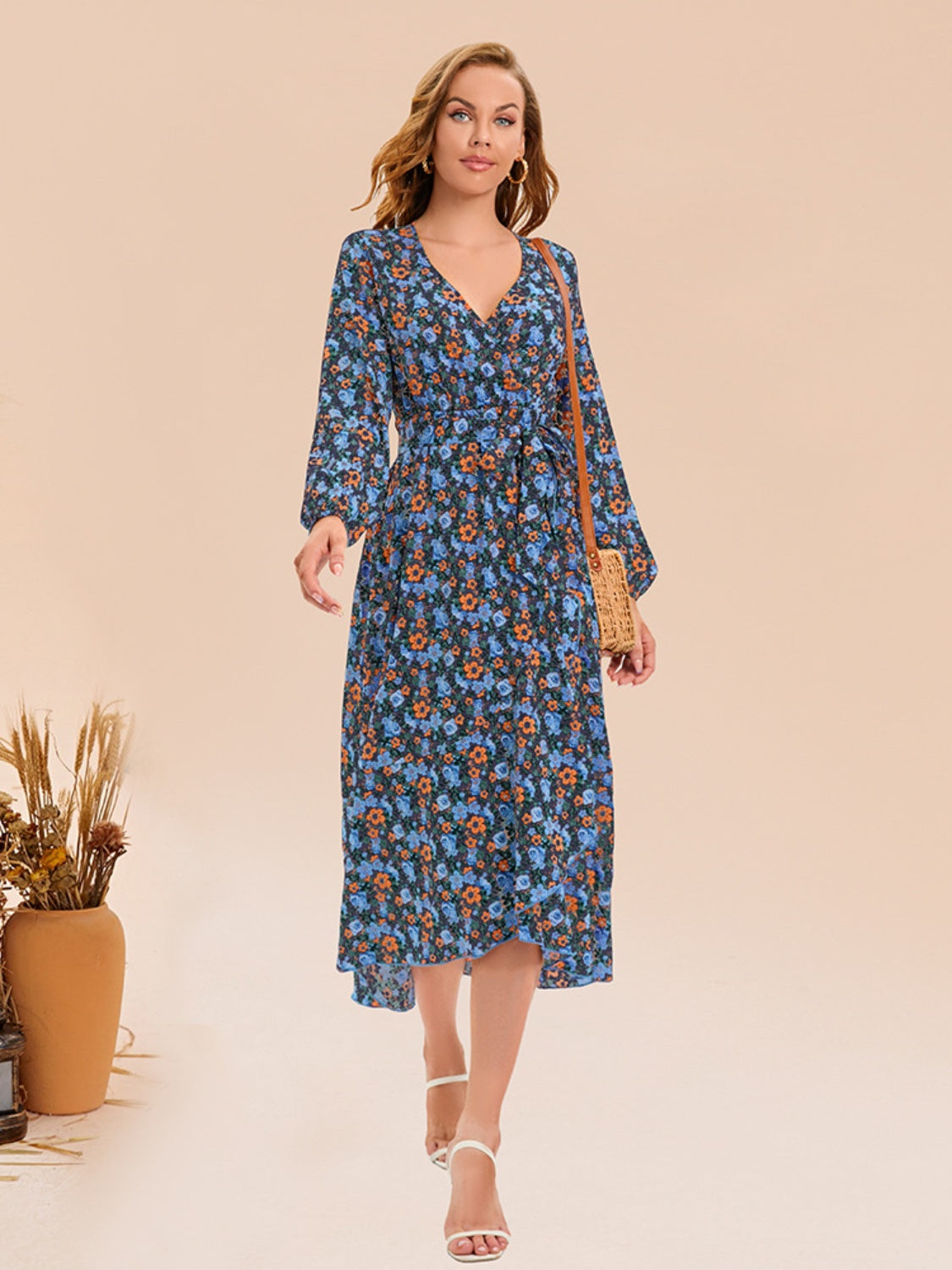 Floral Long Sleeve Dress