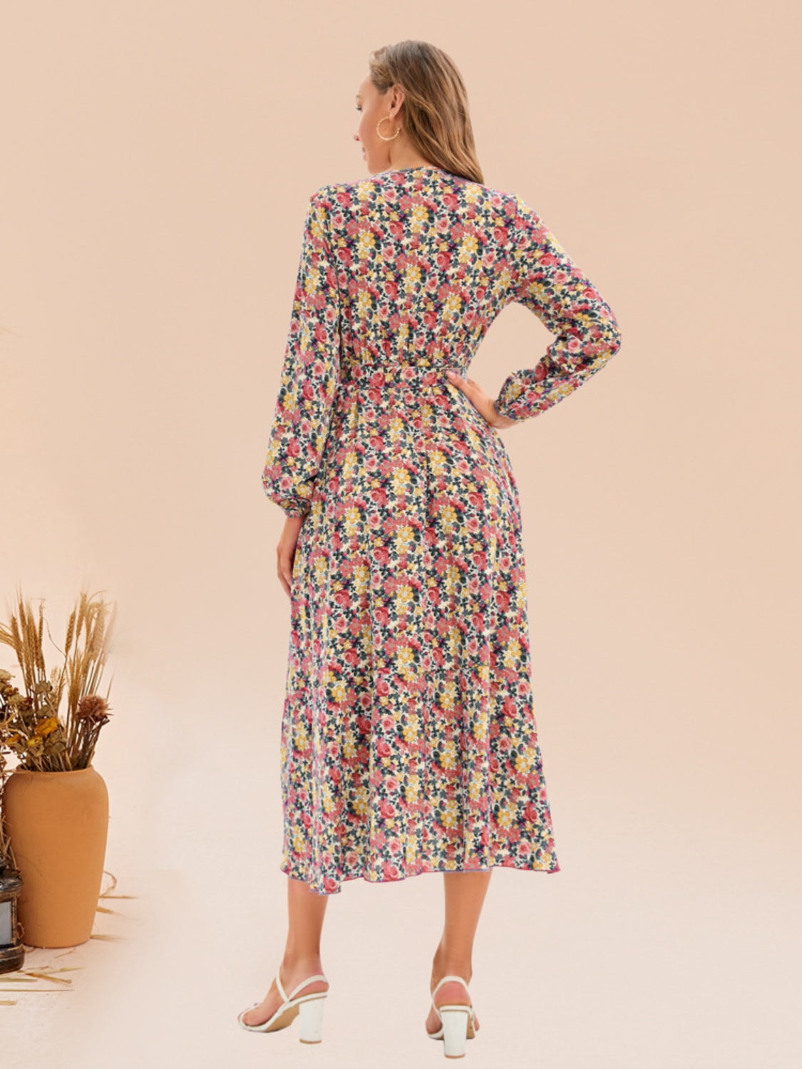 Floral Long Sleeve Dress