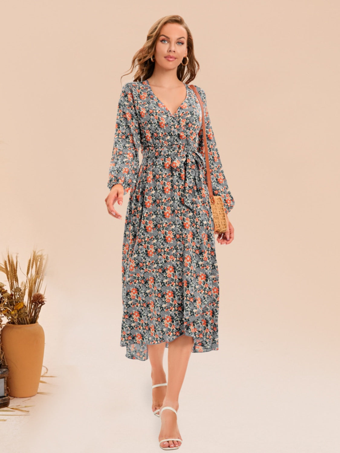 Floral Long Sleeve Dress