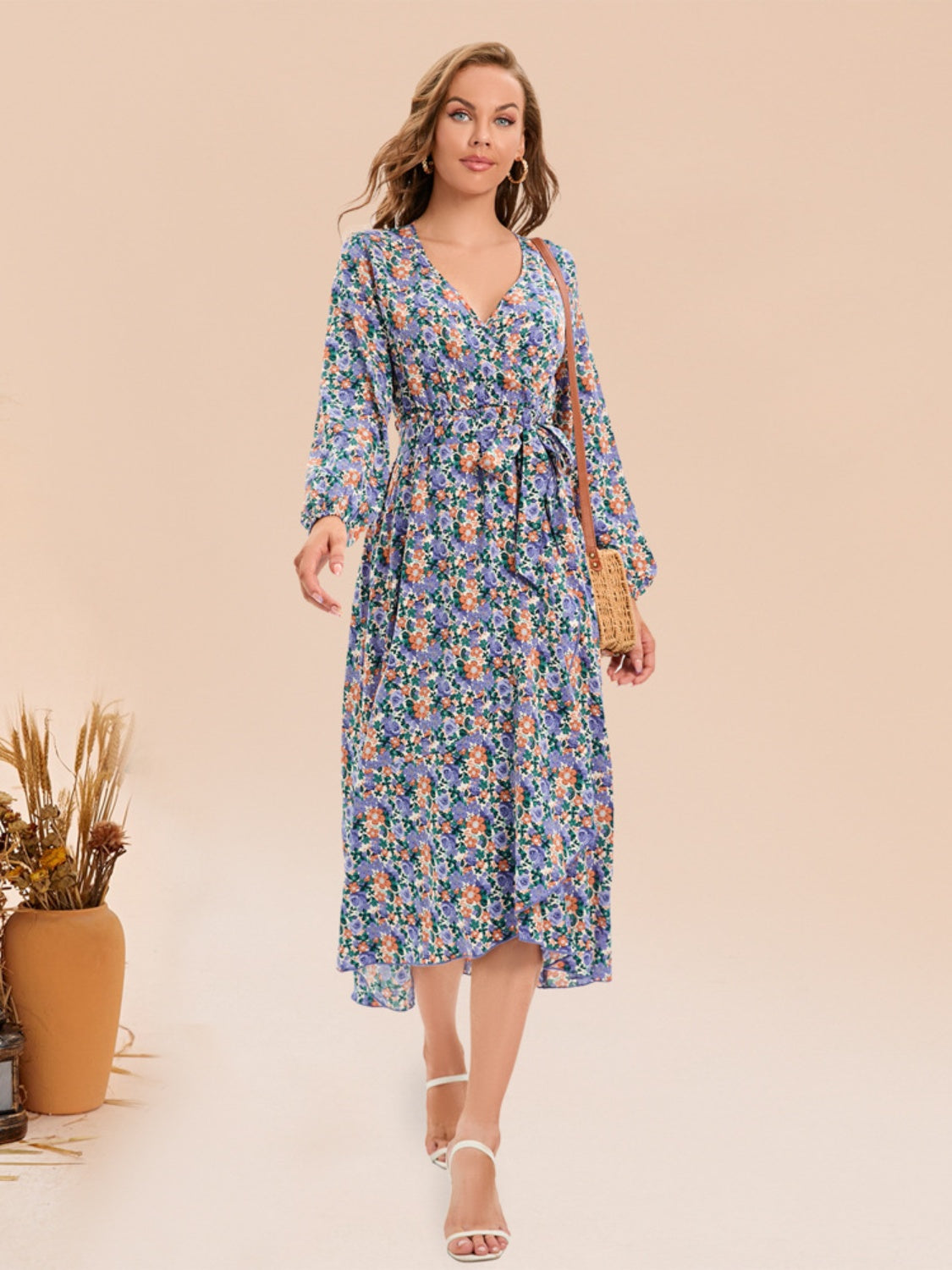 Floral Long Sleeve Dress