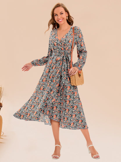 Floral Long Sleeve Dress