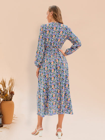 Floral Long Sleeve Dress