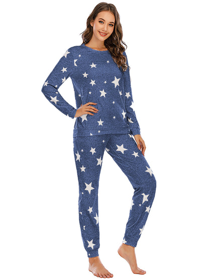 Star Top and Pants (w/Pockets) Lounge Set